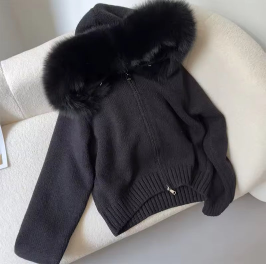 MILAN FUR CARDIGAN