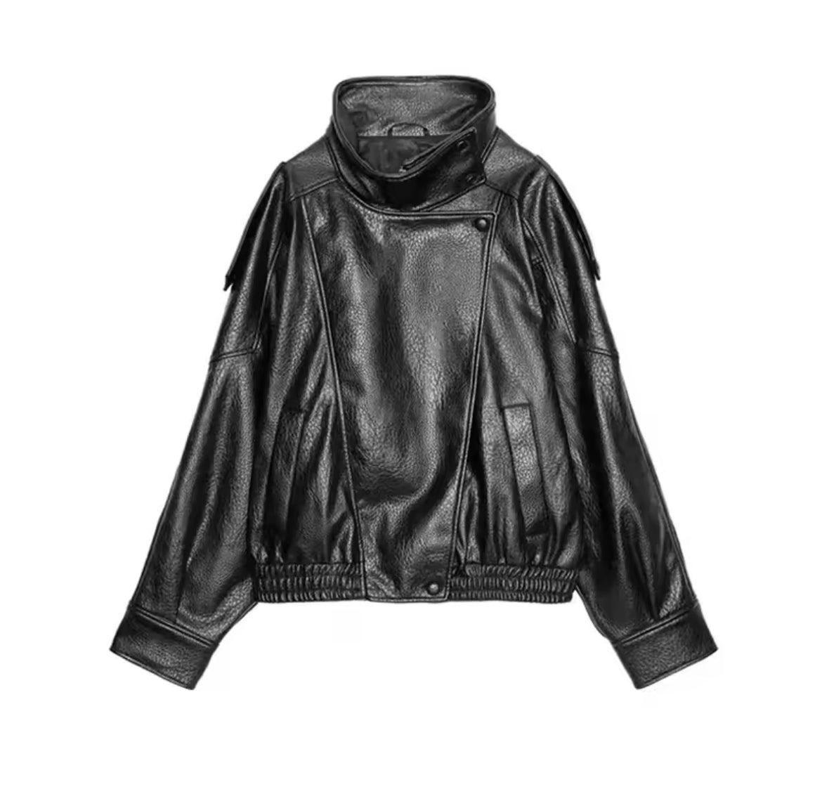 REGINA FAUX LEATHER JACKET