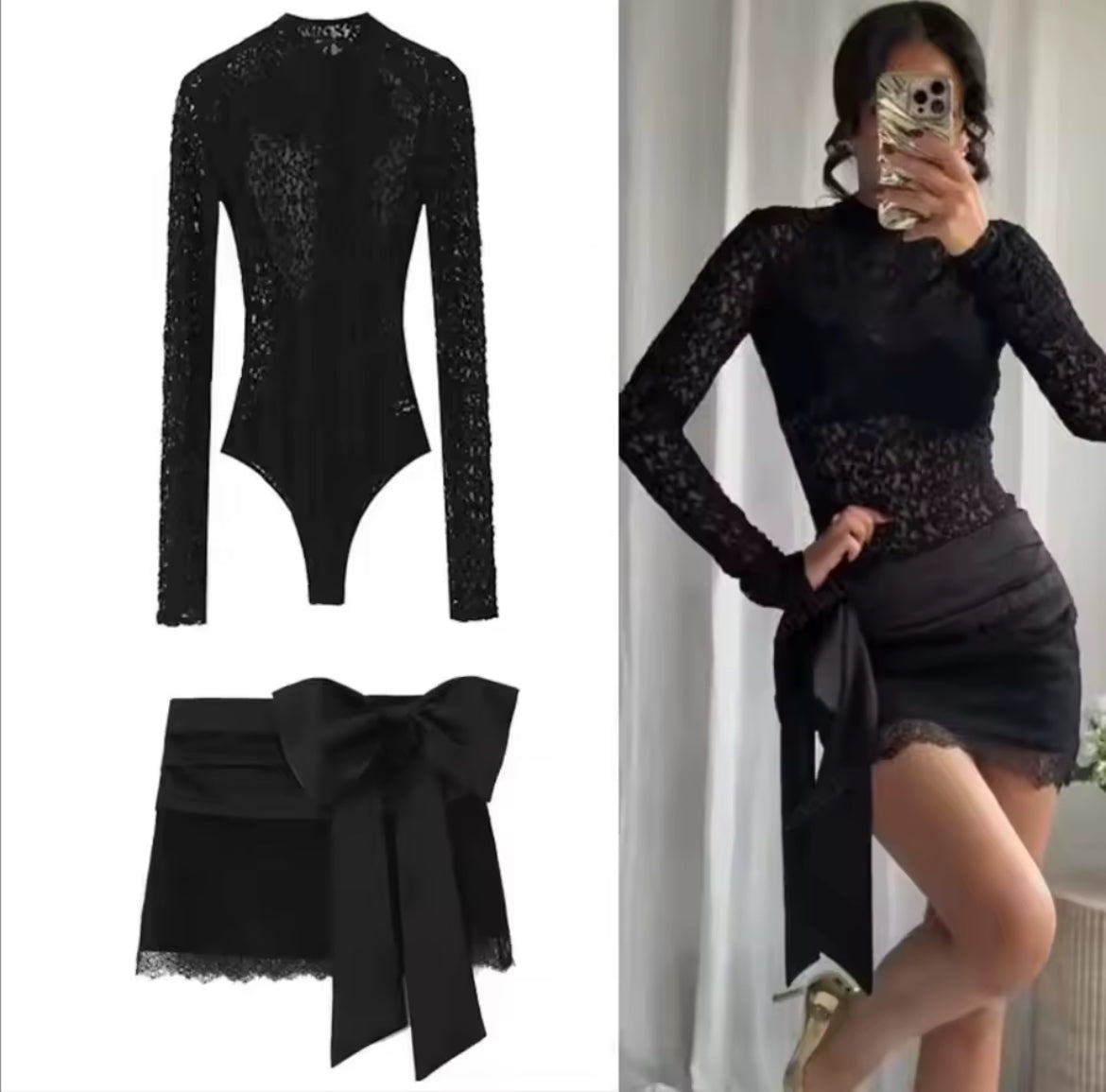 LUNA LACE CO ORD - SKIRT