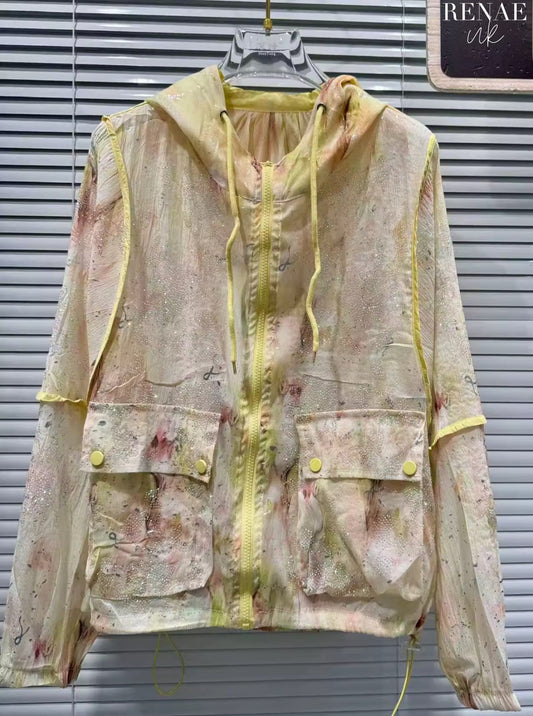 RENAE JACKET - YELLOW ONE SIZE UK 6-14